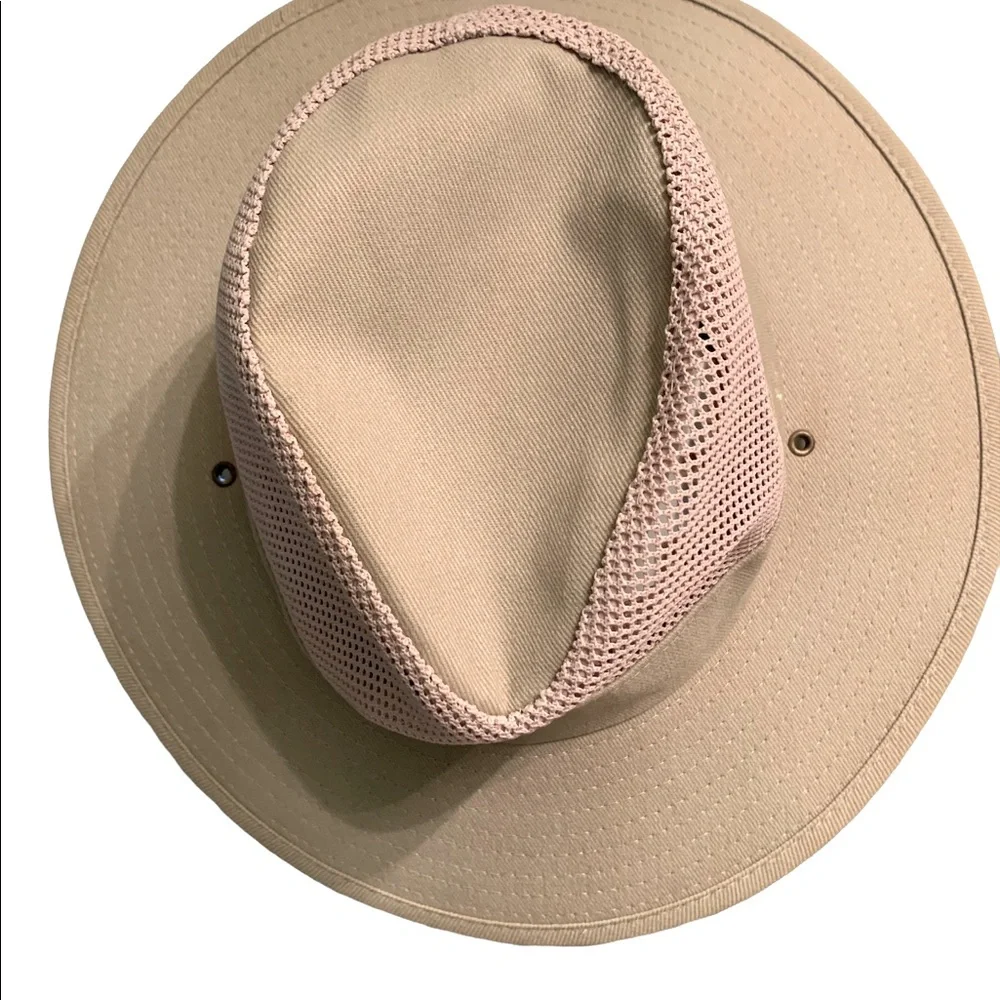 Panama Jack Hat Tan Straw Top Unisex Size S/M